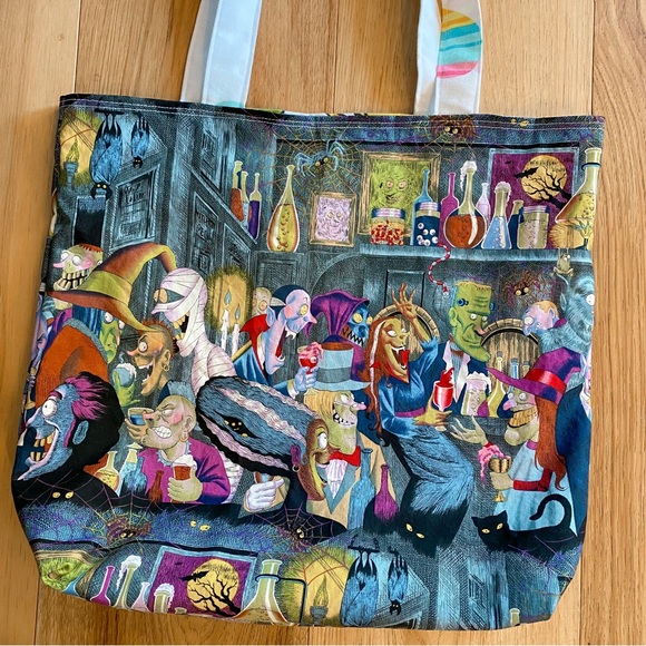 Vintage Casper The Friendly Ghost Cute Reversible Tote Bag Medium Size - Picture 5 of 5